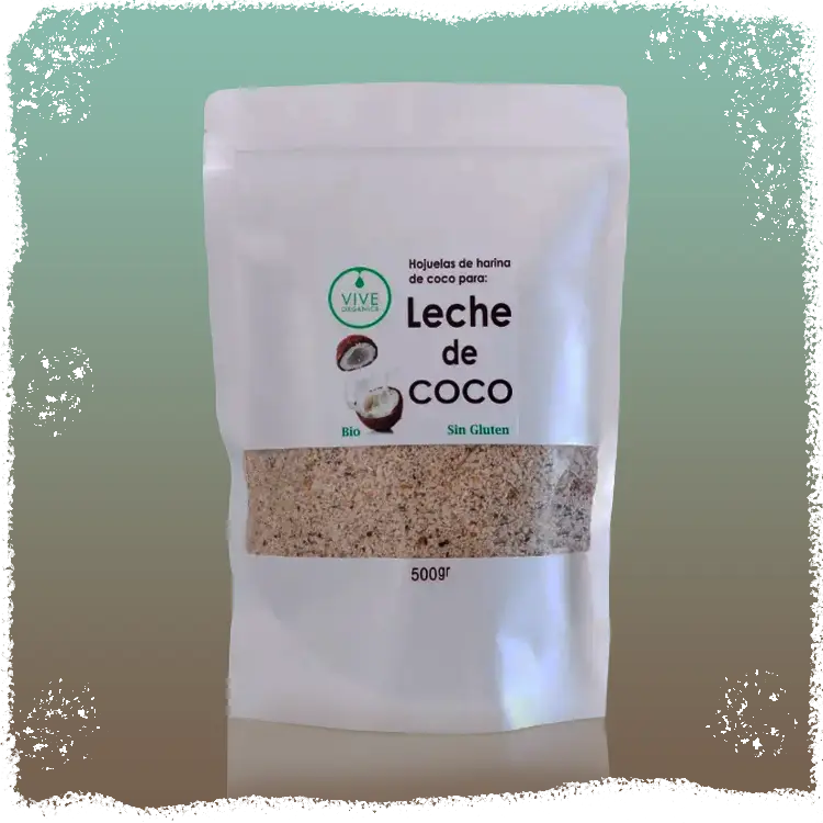 Hojuelas para leche de coco
